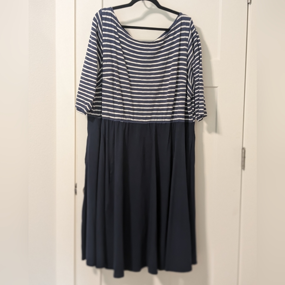 4x/30 eshakti/zapelle boat neck dress
